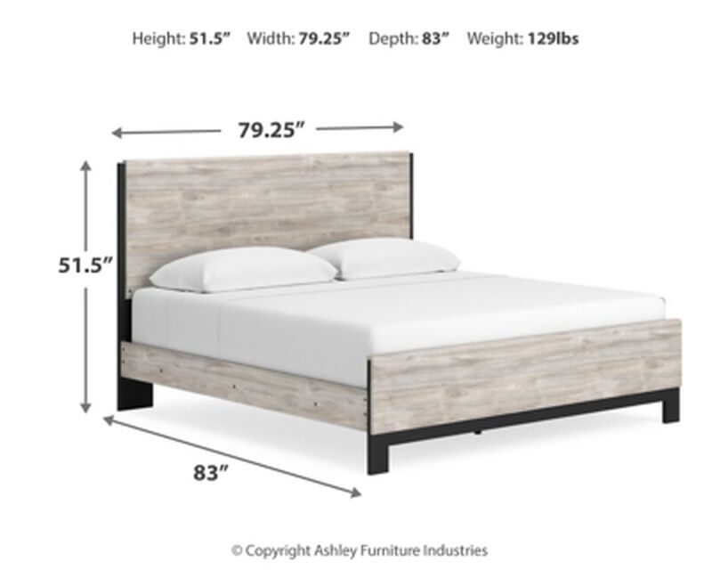 Vessalli King Panel Bed