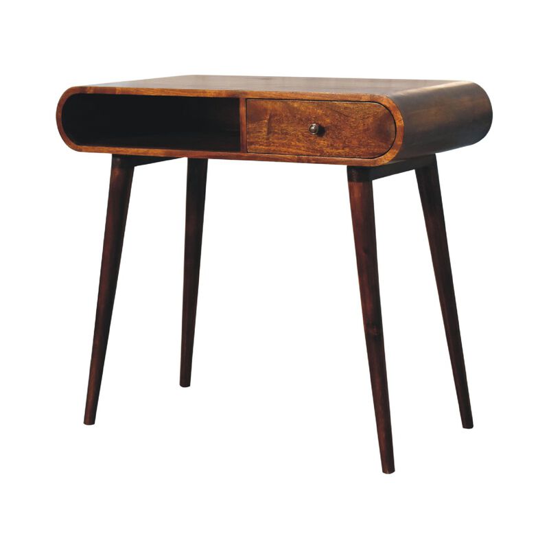 Artisan Furniture Chestnut London Open  1 Drawer Solid Wood Console