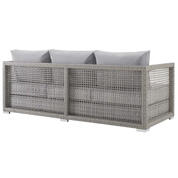Modway - Aura Outdoor Patio Wicker Rattan Sofa