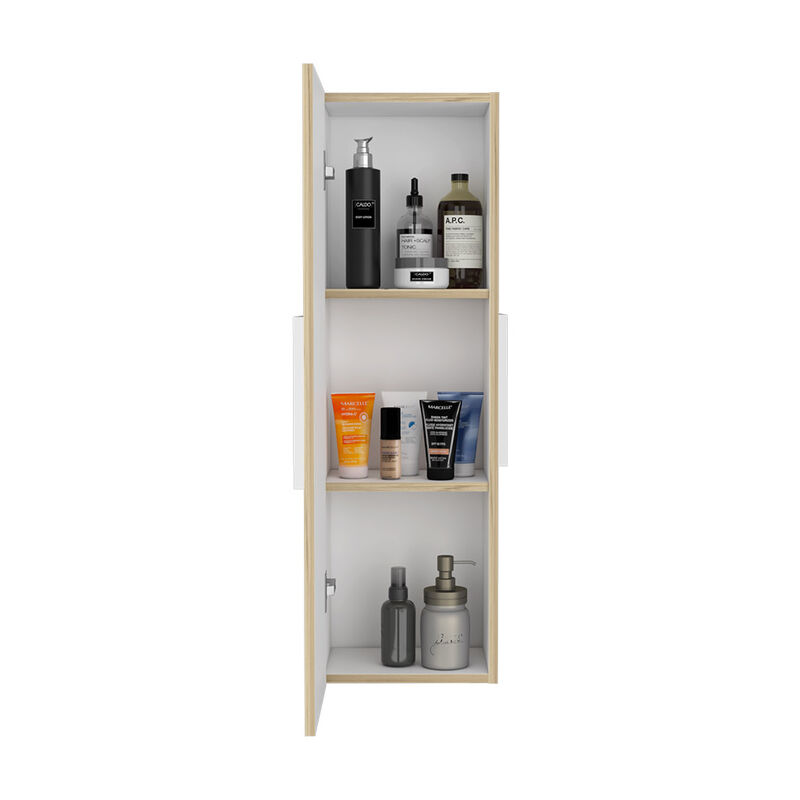 Medicine Cabinet Artic, Bathroom, White / Light Oak