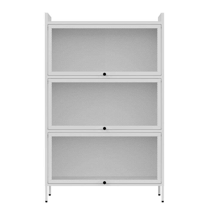 Sturdy, Folding, 3-Tier Buffet Cabinet