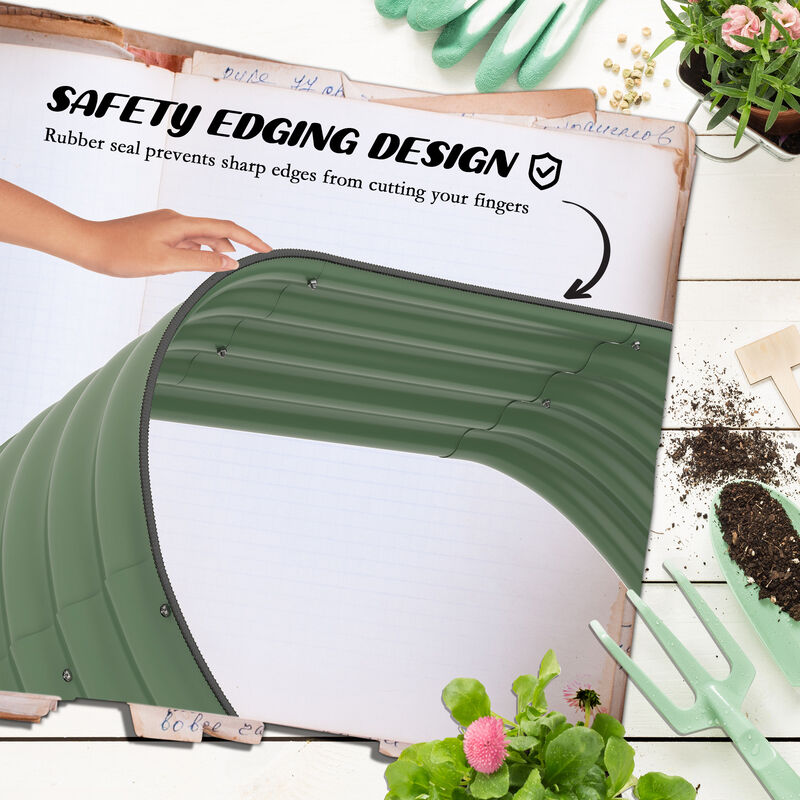 Streamdale 3-Tier Raised Garden Bed with Safety Edging
