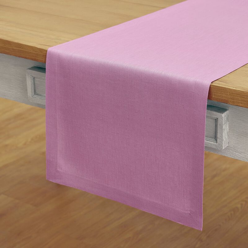 Solino Home 100% Pure Linen Table Runner | Fete for Valentine;s