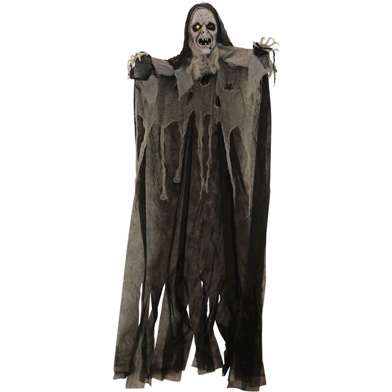Haunted Hill Farm 72 Hanging Witch with Lights & Sounds