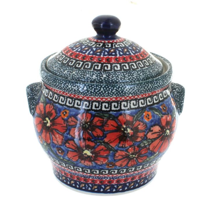 Blue Rose Polish Pottery Sweet Annie Medium Canister