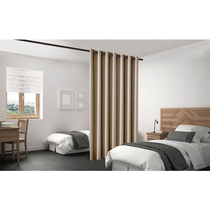 Legacy Decor Room Divider Curtain Heavyweight Blackout Premium Fabric Thermal Insulated 48"W X 84" Tall