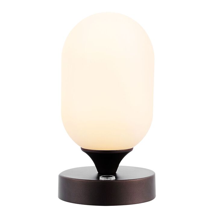 Eli Bohemian Farmhouse Iron Rechargeable Integrated LED Table Lamp