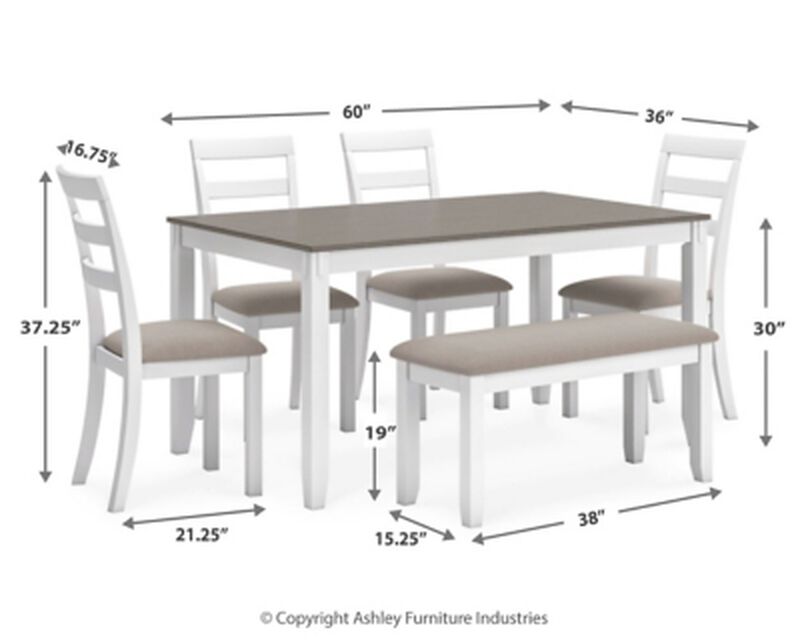 Stonehollow Table and Chairs with Bench