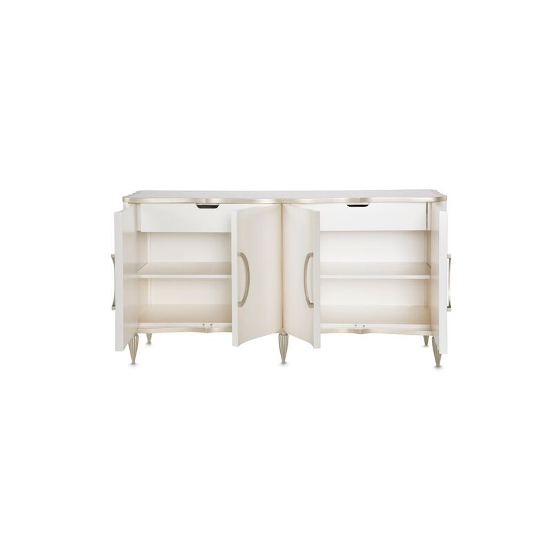 Michael Amini London Place Sideboard - Creamy Pearl