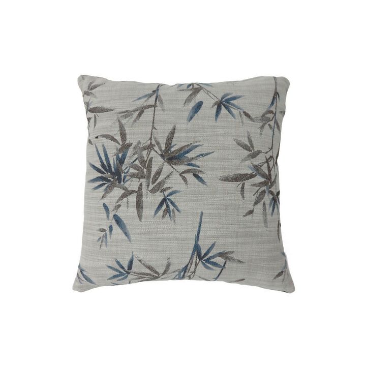 Contemporary Style Set of 2 Throw Pillows, Blue-Benzara