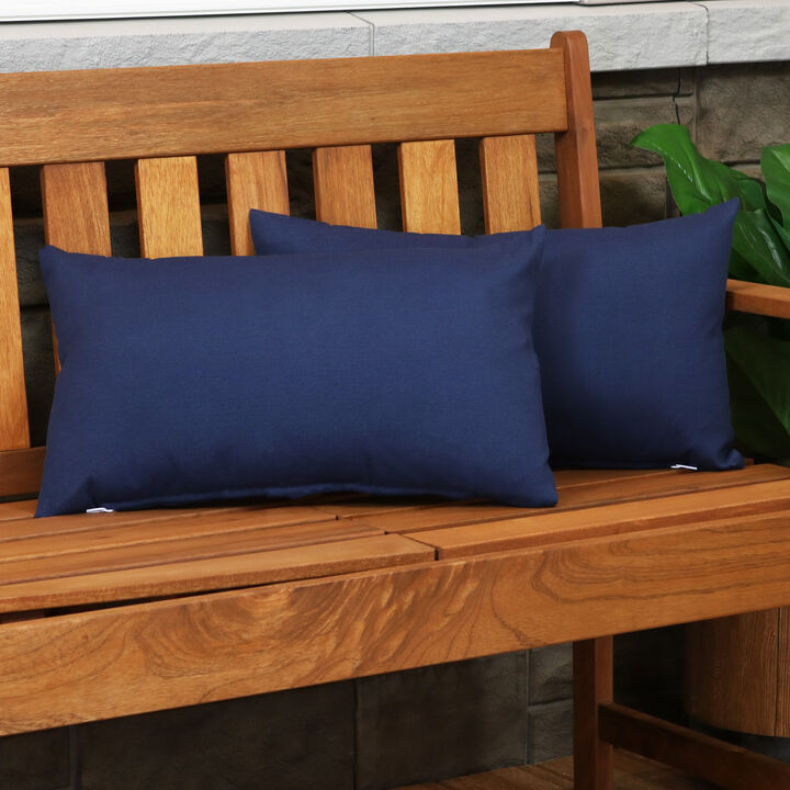 Sunnydaze Outdoor Decorative Throw Pillow - Set of 2