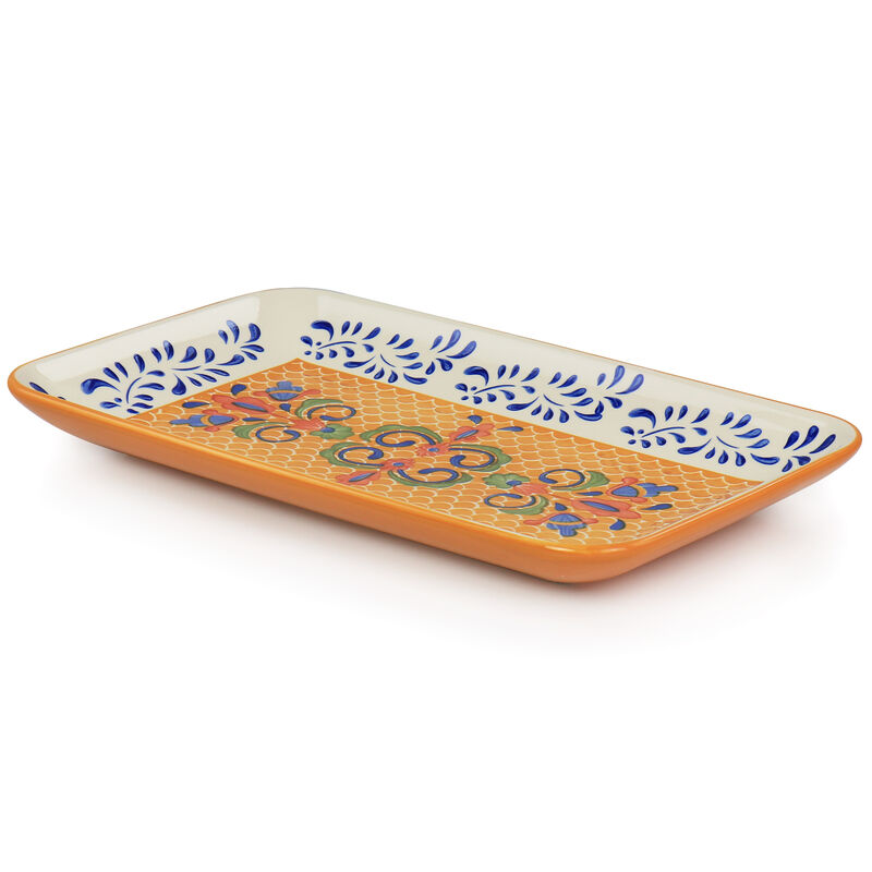 Laurie Gates Hand Painted Tierra Stoneware Serving Platter