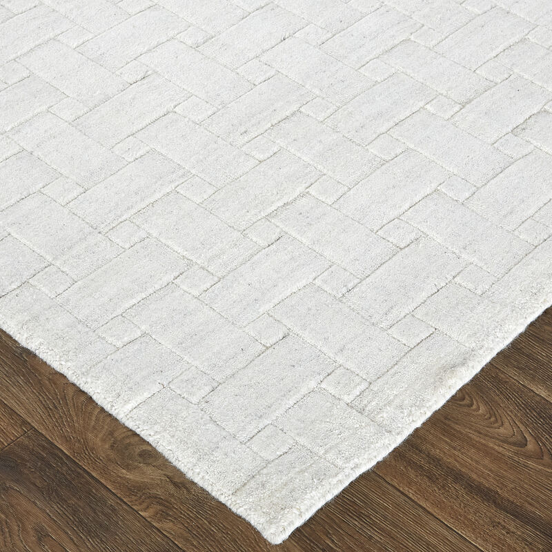Redford 8669F White/Silver 8' x 10' Rug