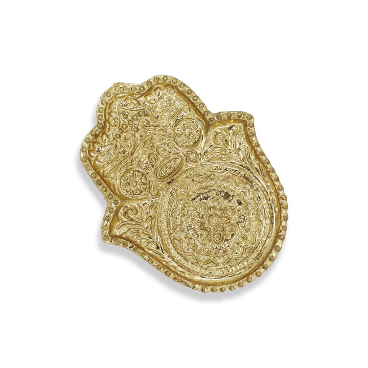 Hamsa Hand Inspired Silver Table Decor