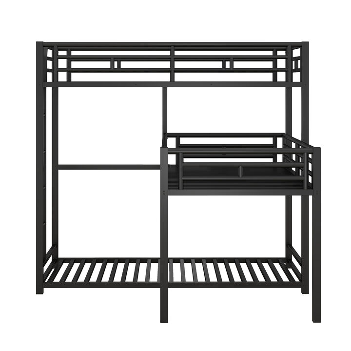 Merax L-shaped Metal Triple Bunk Bed