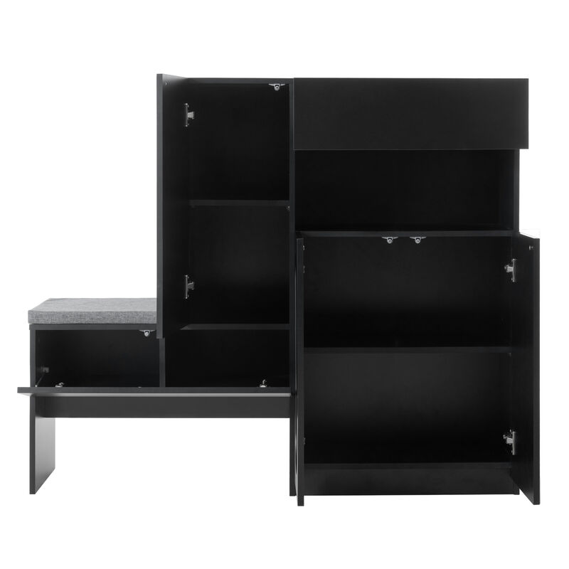 Merax 2-in-1 Shoe Cabinets Storage Bench