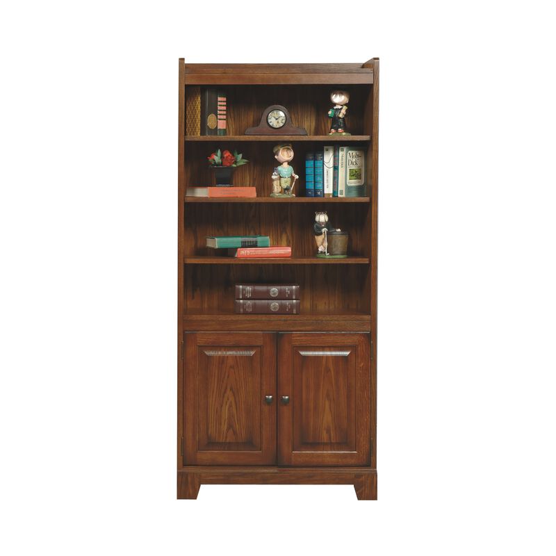 Zahara Bookcase With Doors