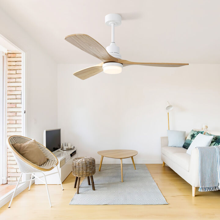 52" Ceiling Fan with LED Light & Remote