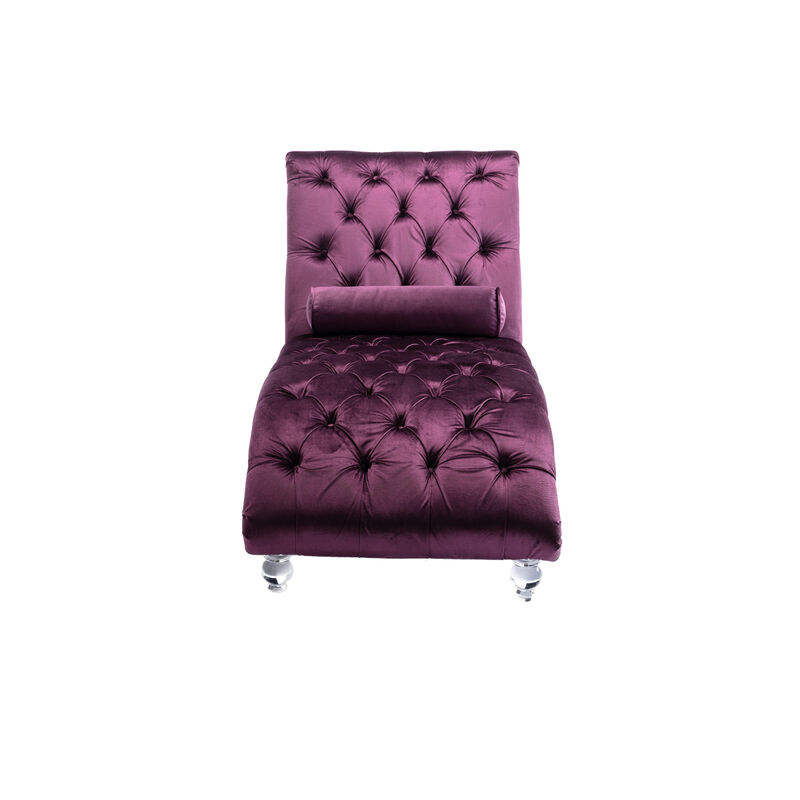 Leisure Concubine Sofa With Acrylic Feet