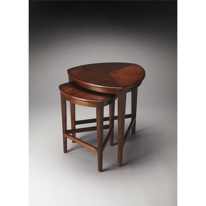 Antique Cherry Nesting Tables, Belen Kox