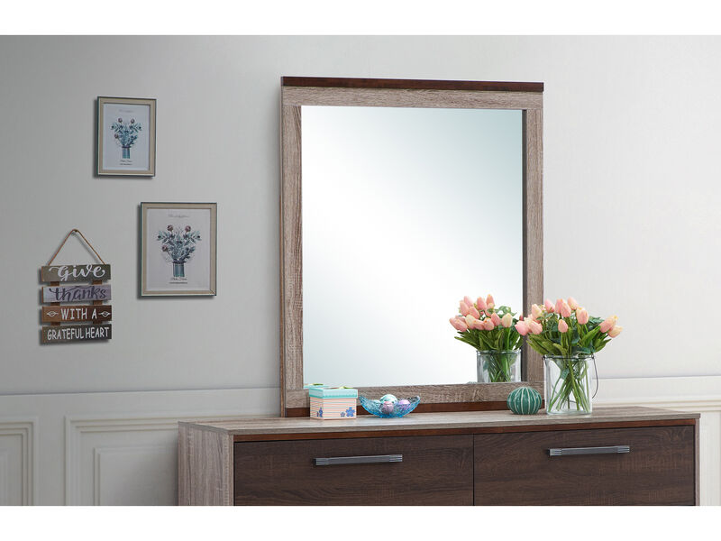 32 in. x 39.5 in. Classic Rectangle Framed Dresser Mirror