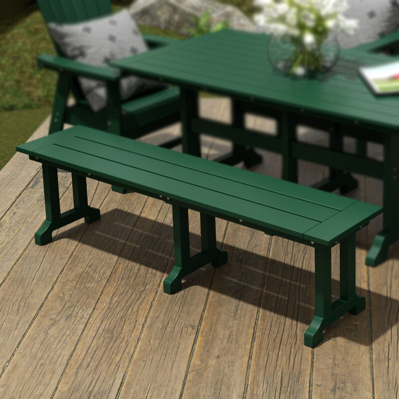 WestinTrends 65" Outdoor Dining Bench