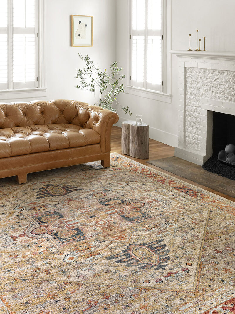 Jocelyn JOC01 Sand/Multi 7'10" x 10' Rug