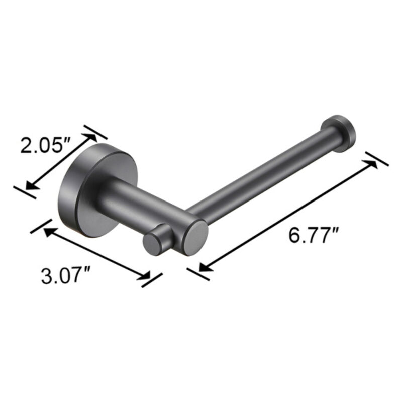 3-Piece Bathroom Hardware Set with Thick Space Aluminum Towel Bars