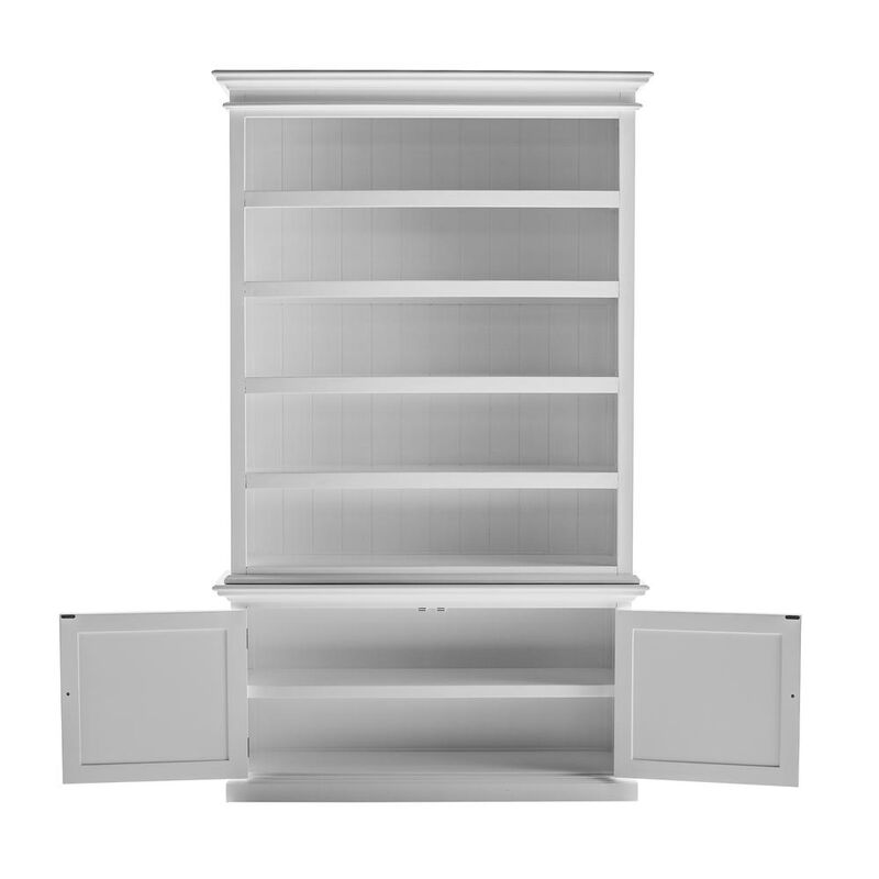 Belen Kox Classic White Tall Single-Bay Hutch, Belen Kox