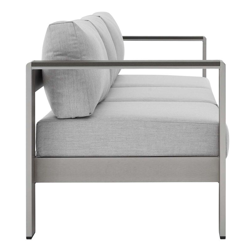 Modway - Shore Sunbrella® Fabric Aluminum Outdoor Patio Sofa