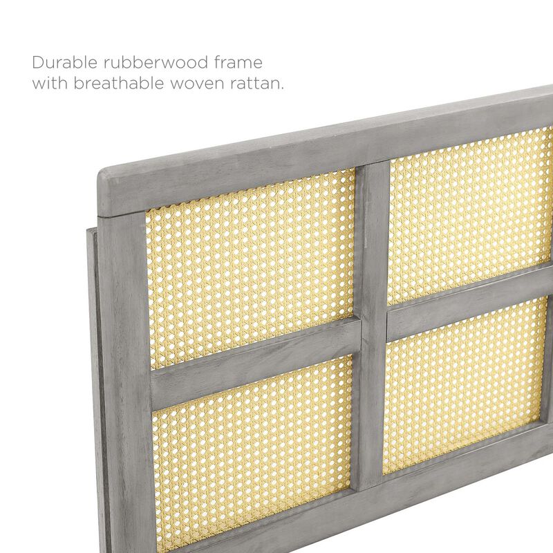 Modway - Luana Cane Queen Headboard