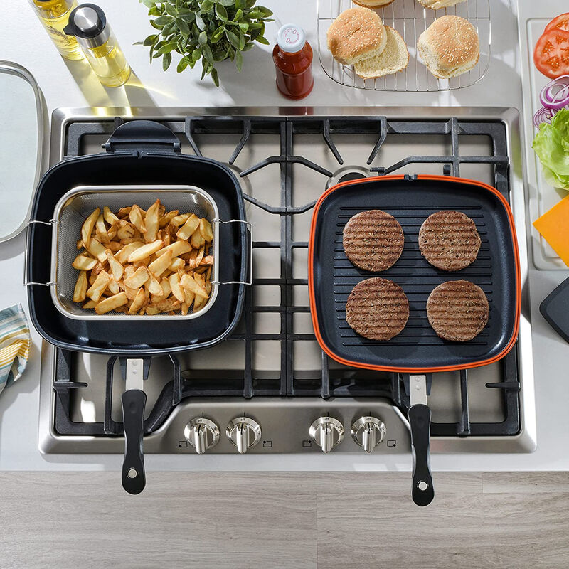 Kenmore 5 Piece Nonstick Multi Function Cookware Set in Black