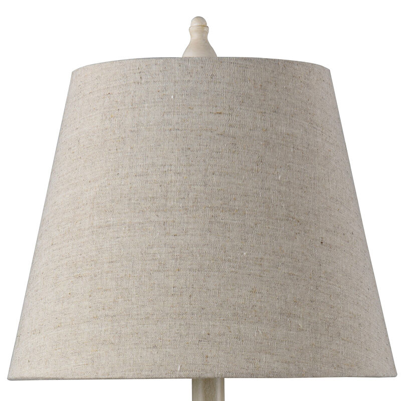 Old White Accent Table Lamp (Set of 2)