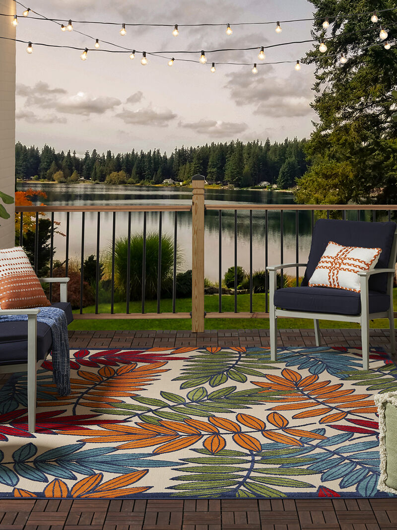 Aloha ALH18 Multicolor 6' x 9' Rug