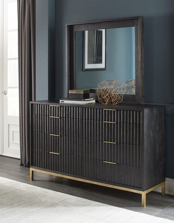 Kentifield Solid Wood Eight Drawer Dresser