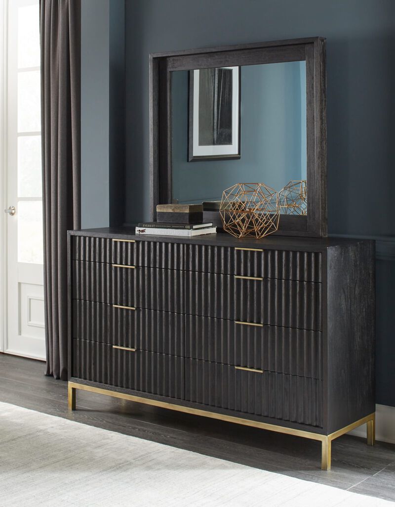 Kentifield Solid Wood Eight Drawer Dresser