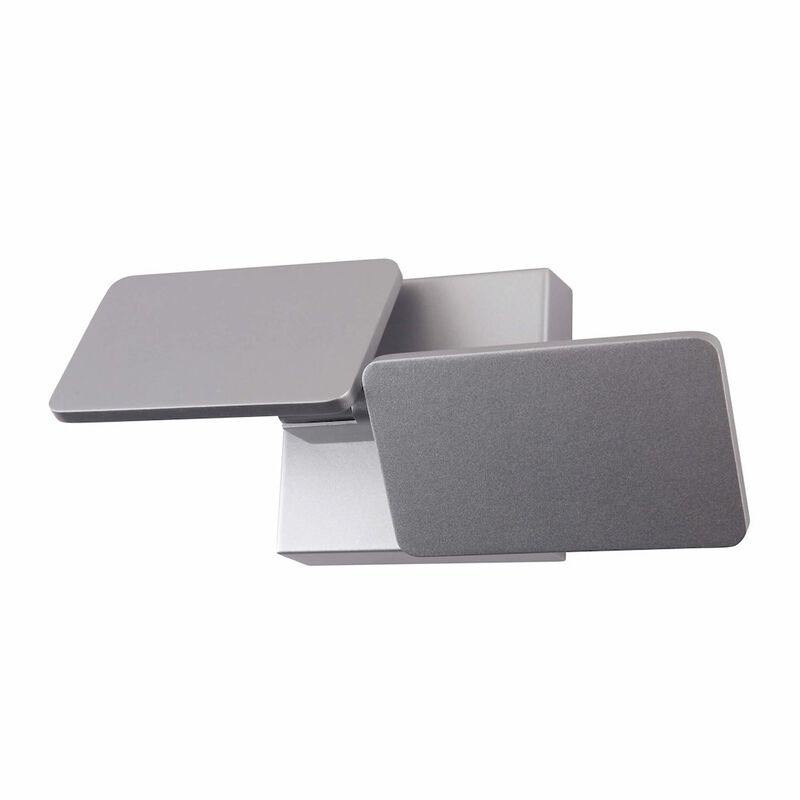 VONN Lighting Rotative Up-Down Integrated LED Wall Sconce Light in Silver