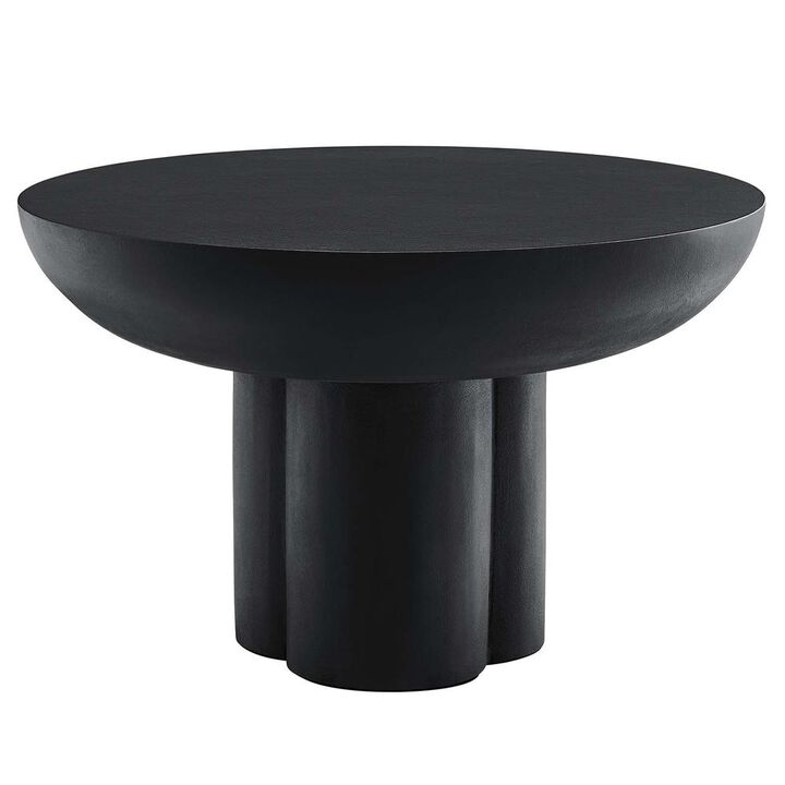 Modway Caspian Round Concrete Coffee Table