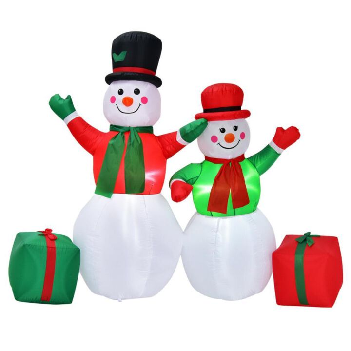 Hivvago 6 Feet Christmas Inflatable Snowmen Blow Up Christmas Decoration
