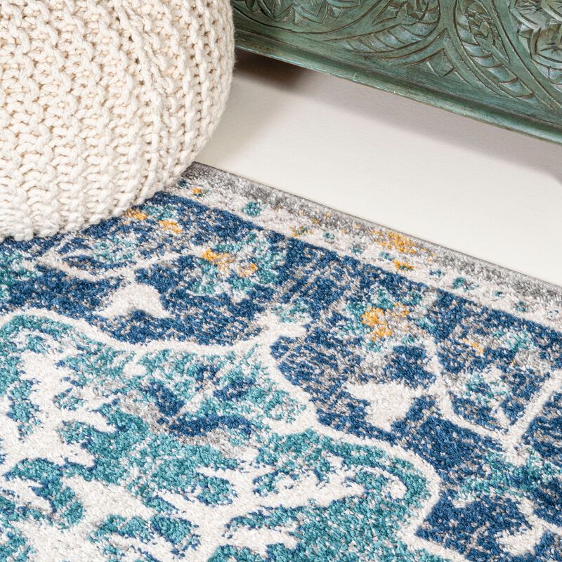 Anaise Ornate Boho Medallion Area Rug