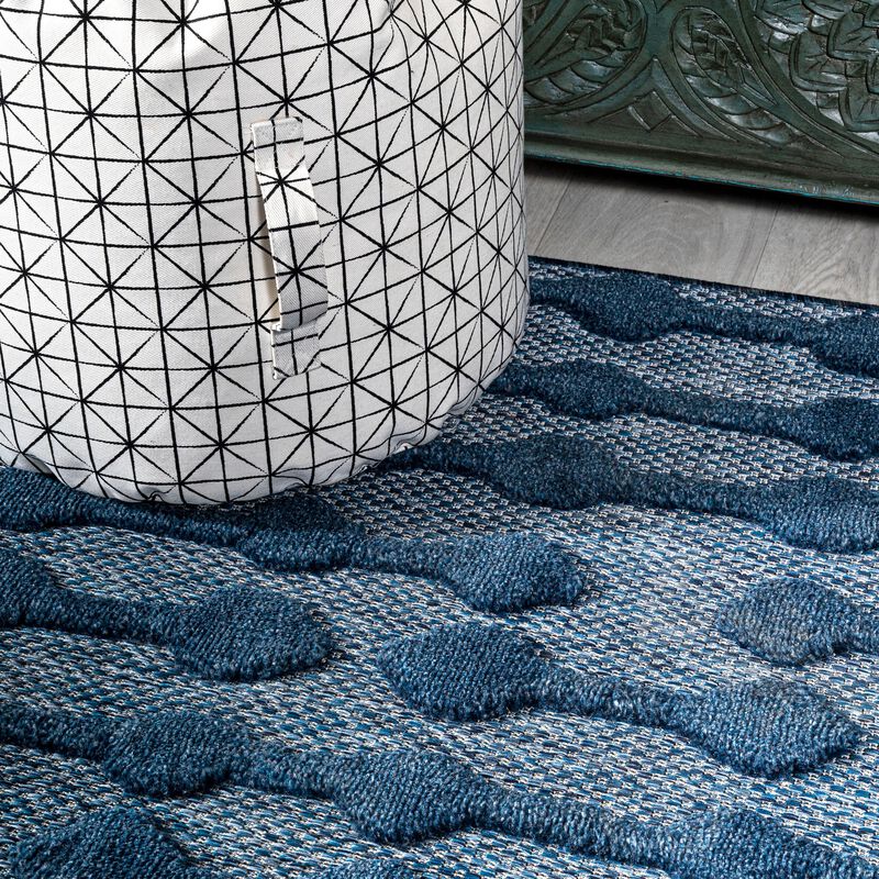 Peralta Moroccan Diamond Indoor/Outdoor Area Rug