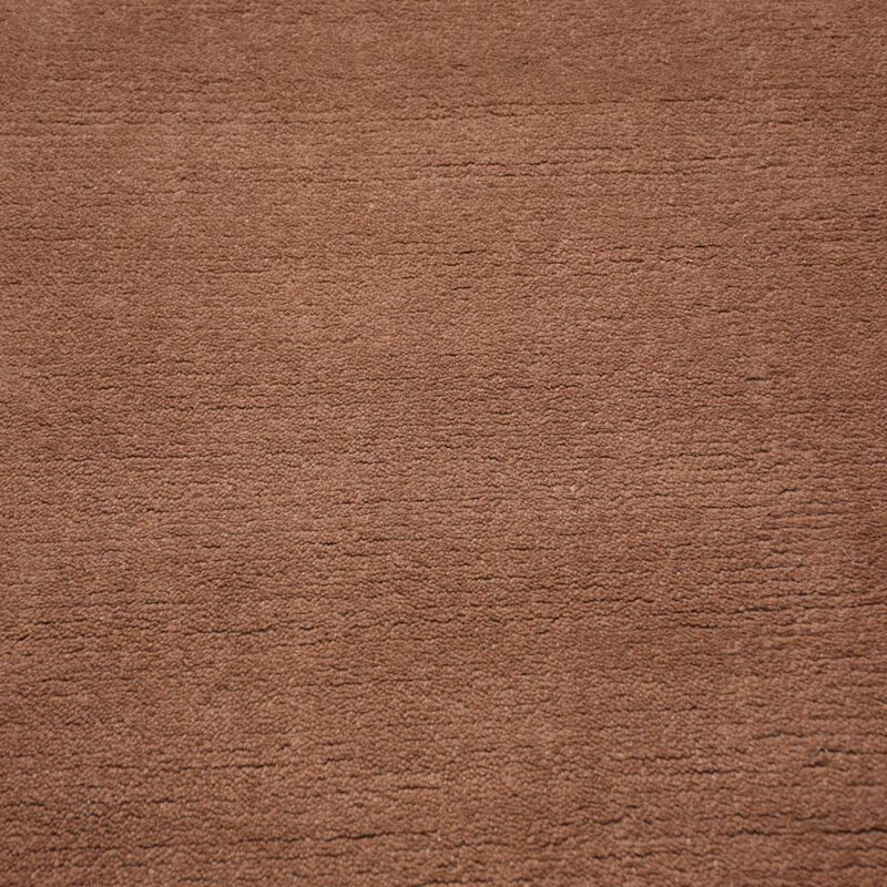 Rugsotic Carpets Hand Knotted Tibbati Wool 2'3''x4'6'' Area Rug Contemporary Brown T00205