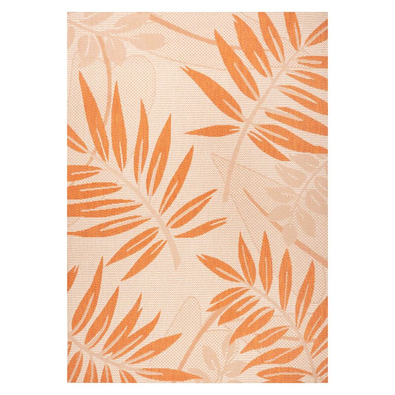 Havana Tropical Palm Leaf Indoor/Outdoor Area Rug