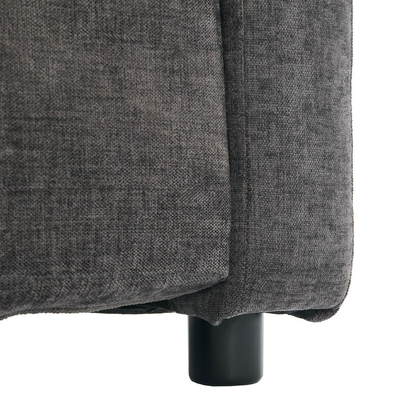 Merax Modern Chenille 3-seater Sofa Couch for Living Room