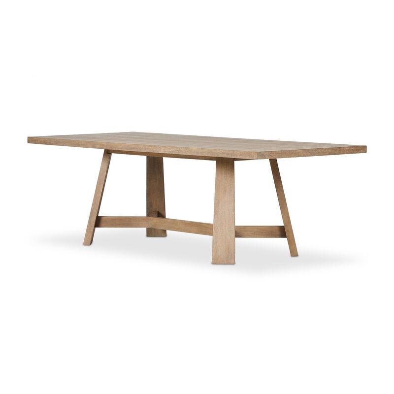 Munich 96" Warm Natural Oak Dining Table