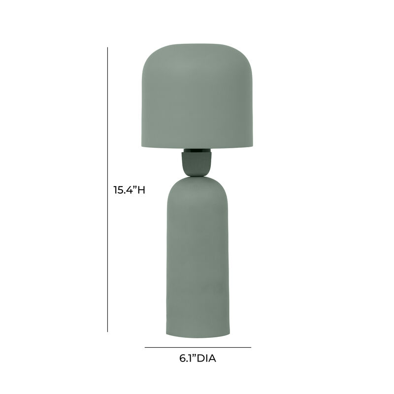 Shroom Terracotta Metal Table Lamp