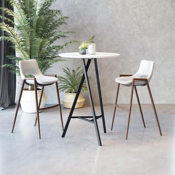 Belen Kox DesiWhite Bar Stool Set (Set of 2), Belen Kox