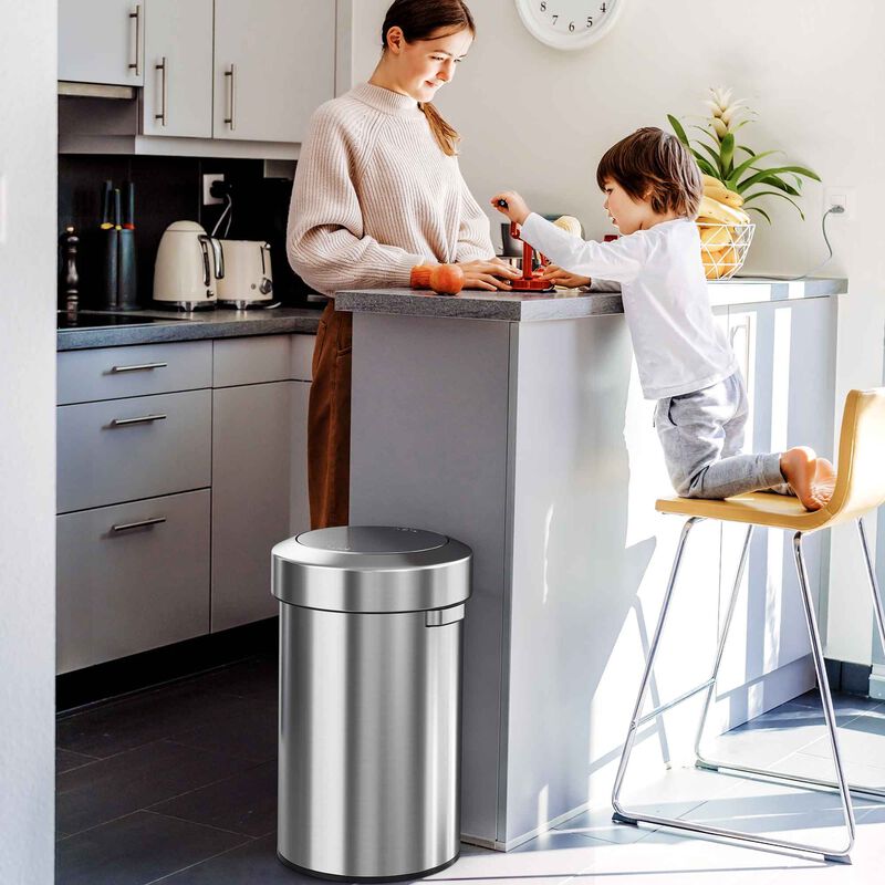iTouchless 17 Gallon / 64 Liter Titan Swing Top Trash Can