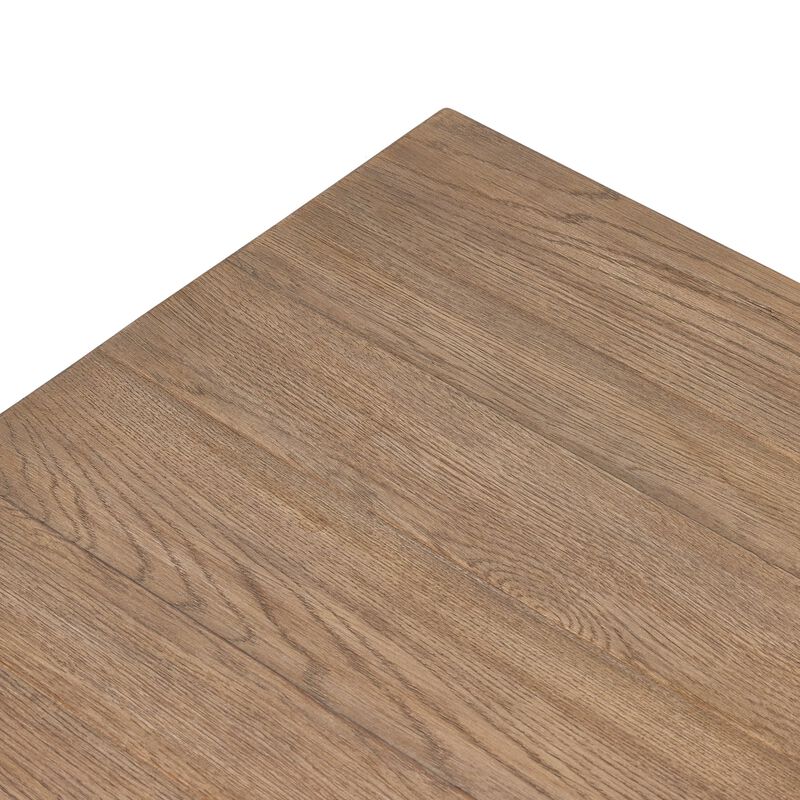 Munich 96" Warm Natural Oak Dining Table