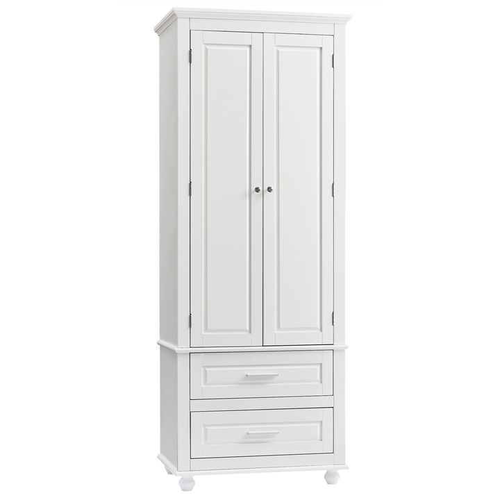 Merax Storage Cabinet with Two Drawers for Bathroom